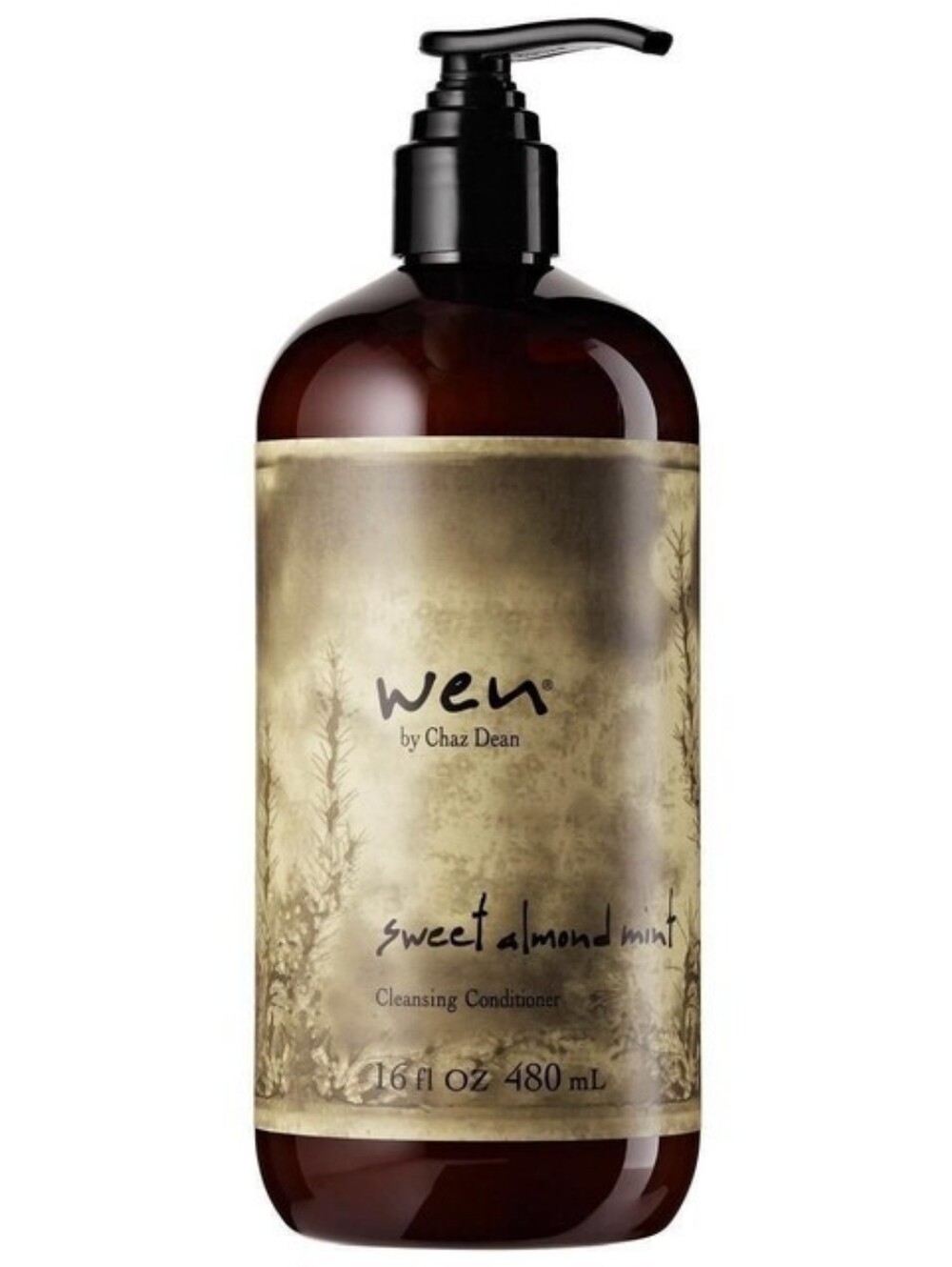 Wen By Chaz Dean Cleansing Conditioner, Sweet Almond Mint, 16 Ounce With Pump